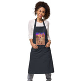 Gay Cowboy At Sunset Organic Cotton Apron
